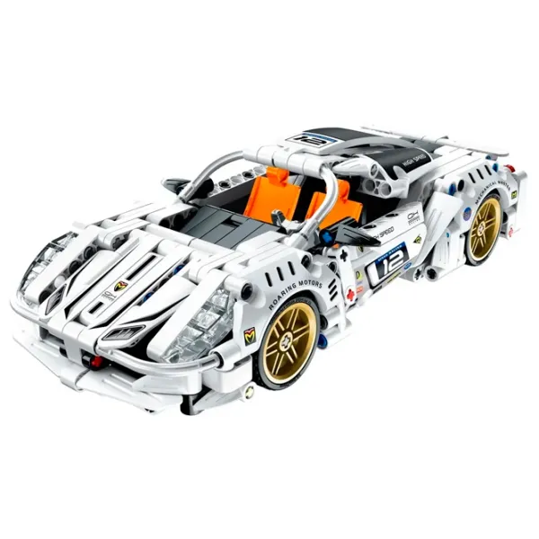 Конструктор XTech Pull Back Car Автомобиль/ Белый photo 1