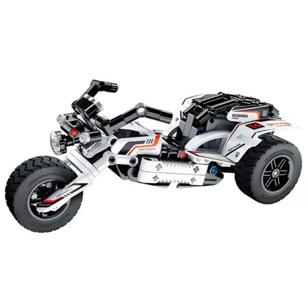 Конструктор XTech Pull Back Motorbike Транспорт/ Белый photo 1