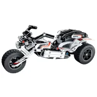 Конструктор XTech Pull Back Motorbike Транспорт/ Белый