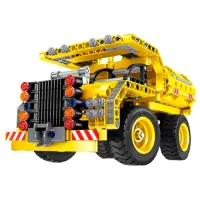 Конструктор XTech Construction Dump Truck & Plane Транспорт/ Желтый