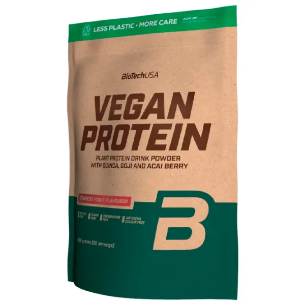 Proteină BioTechUSA Vegan Protein 500 g (5999076228386) praf/ Fructe de pădure photo 1 Proteină BioTechUSA Vegan Protein 500 g (5999076228386) praf/ Fructe de pădure photo 1