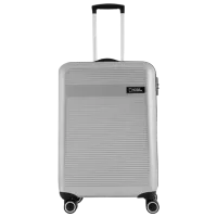 Чемодан National Geographic N-2004 62л/ Серебряный