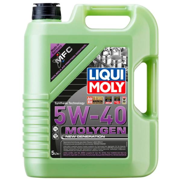Моторное масло Liqui Moly 5W-40 Moly Molygen 5W-40 5 л синтетическое photo 1 Моторное масло Liqui Moly 5W-40 Moly Molygen 5W-40 5 л синтетическое photo 1