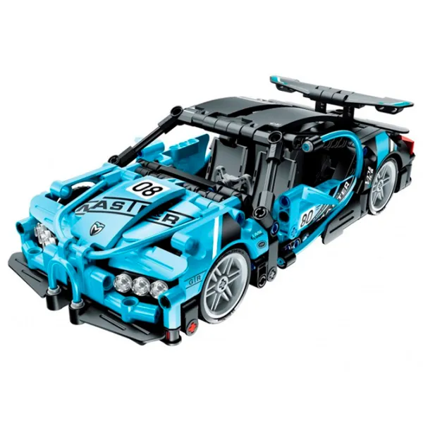 Конструктор XTech Pull Back Car Автомобиль/ Голубой photo 1
