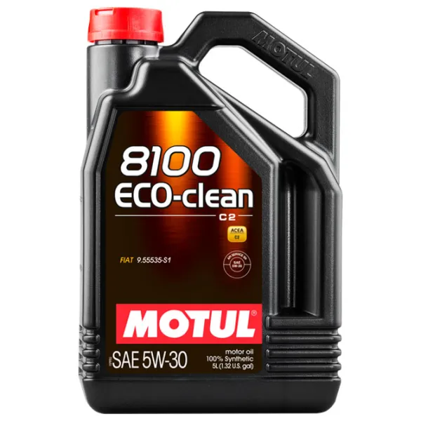 Ulei de motor Motul 5W-30 8100 ECO-CLEAN 5W-30 5 l sintetic photo 1