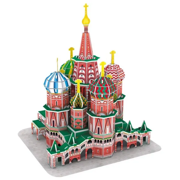 Пазл 3D CubicFun St. Basil's Cathedral 8+/ Количество деталей: 92 photo 1