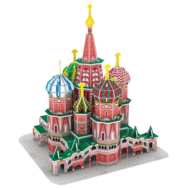 Пазл 3D CubicFun St. Basil's Cathedral 8+/ Количество деталей: 92 photo 1