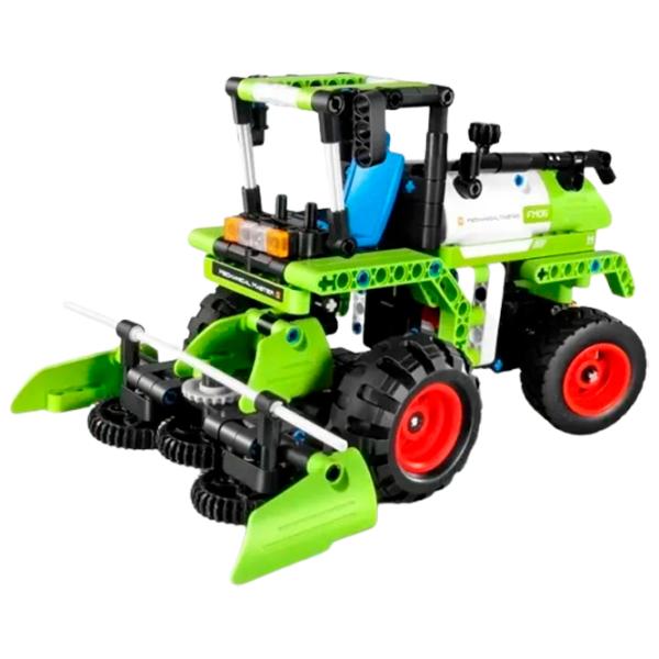 Конструктор XTech 2 in 1 Combine harvester & Pick up Truck Транспорт/ Зелёный photo 1