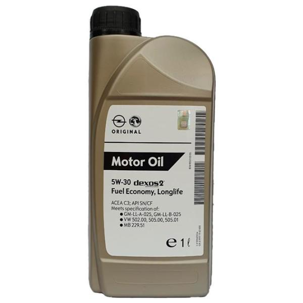 Ulei de motor GM 5W-30 Dexos2 5W-30 1 l sintetic photo 1 Ulei de motor GM 5W-30 Dexos2 5W-30 1 l sintetic photo 1