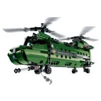 Конструктор XTech 2 in 1 Military Helicopter Вертолет/ Зелёный