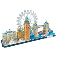 Puzzle 3D CubicFun London 6+/ Numărul de piese: 107