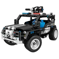 Конструктор XTech 2 in 1 Police Car Автомобиль/ Черный