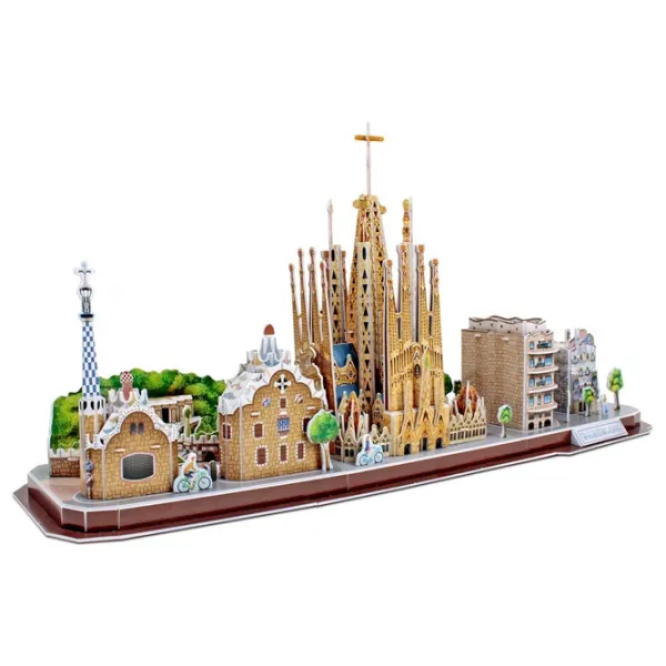 Пазл 3D CubicFun Barcelona 6+/ Количество деталей: 186 photo 1