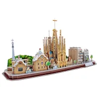 Пазл 3D CubicFun Barcelona 6+/ Количество деталей: 186