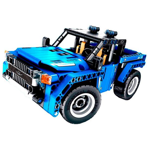 Конструктор с радиоуправлением XTech 2 in 1 Two Pickup Trucks Автомобиль/ Синий photo 1