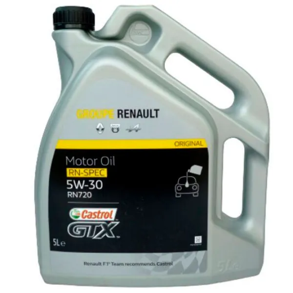 Моторное масло Castrol Renault 5W-30 RN 720 5W-30 5 л синтетическое photo 1