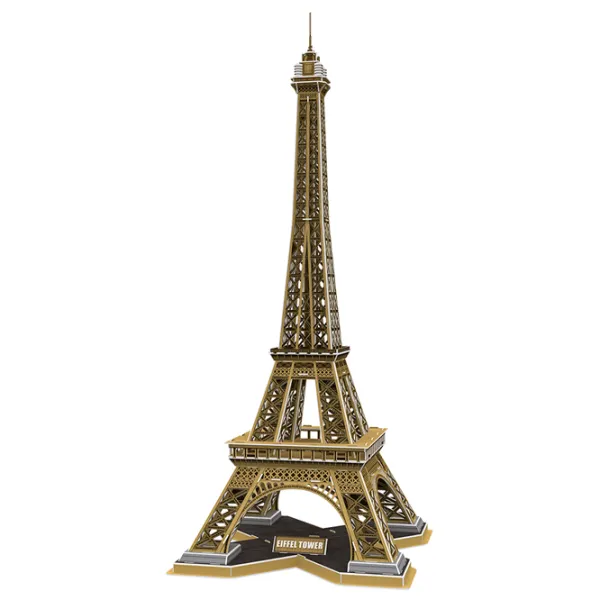 Puzzle 3D CubicFun Eiffel Tower 6+/ Numărul de piese: 80 photo 1