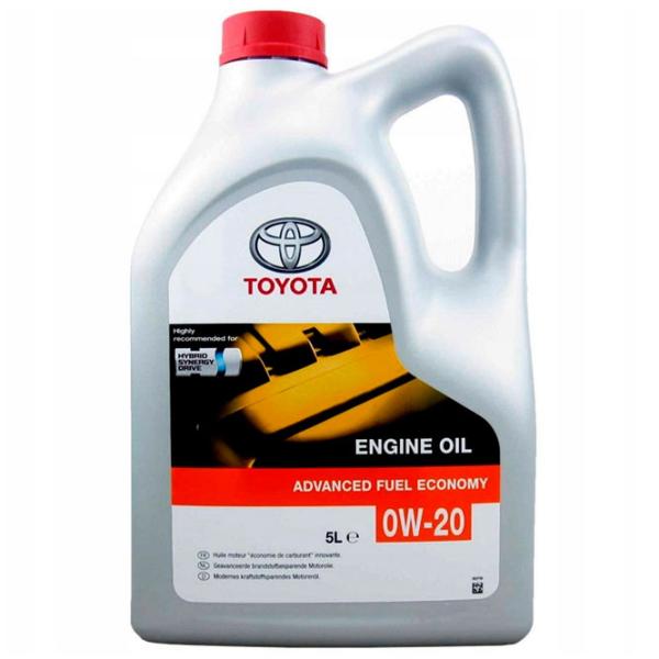Моторное масло Toyota 0W-20 Advanced Fuel Economy 0W-20 5 л синтетическое photo 1