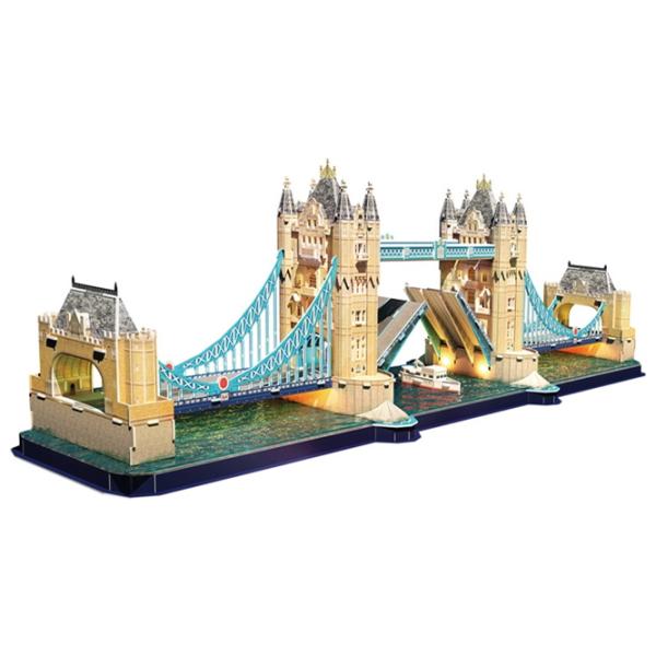 Пазл 3D CubicFun Tower Bridge LED 10+/ Количество деталей: 222 photo 1