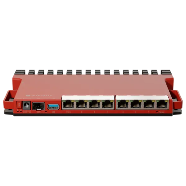 Коммутатор Mikrotik L009UiGS-RM Красный photo 1