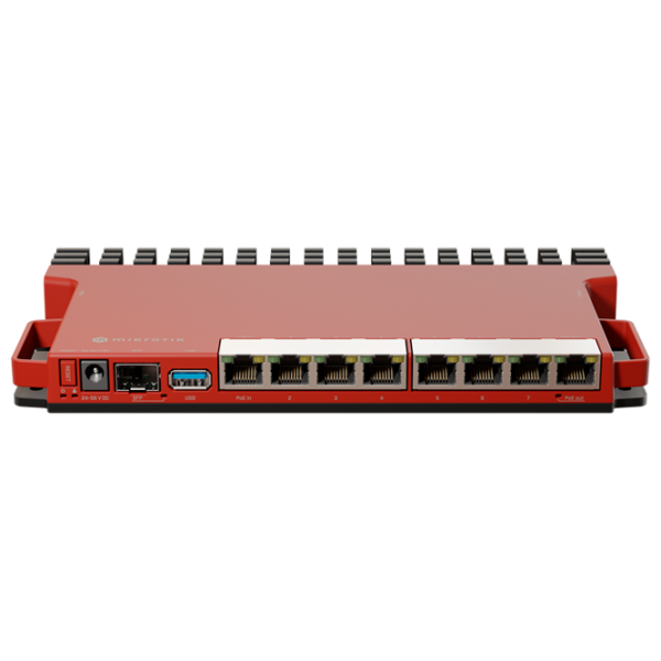 Коммутатор Mikrotik L009UiGS-RM Красный photo 1