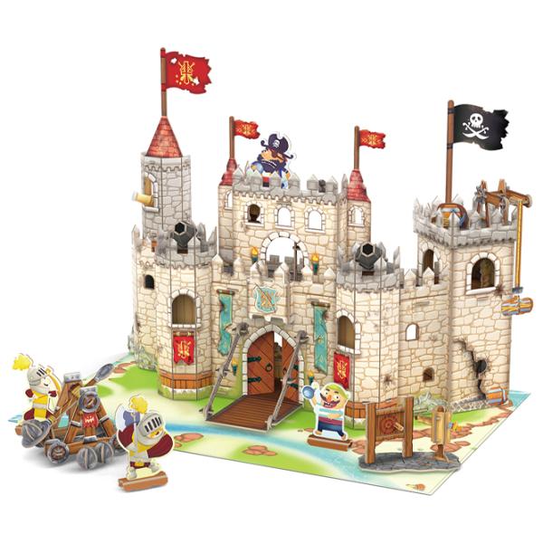Пазл 3D CubicFun Pirate Knight Castle 8+/ Количество деталей: 183 photo 1