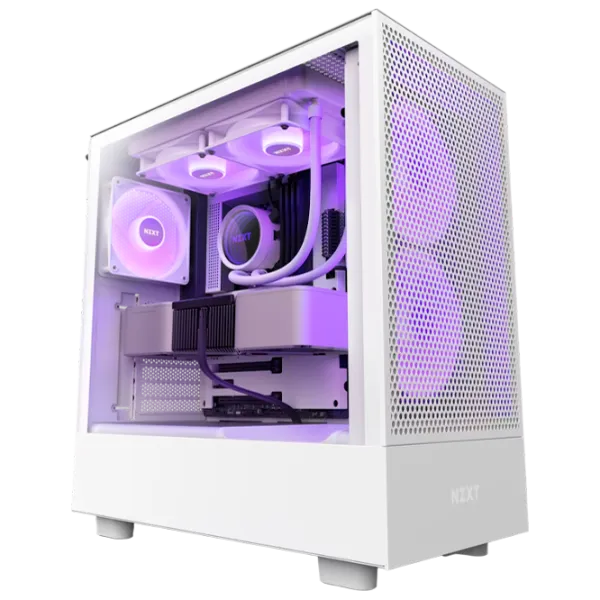 Корпус NZXT H5 Flow RGB Mid Tower / Белый photo 1
