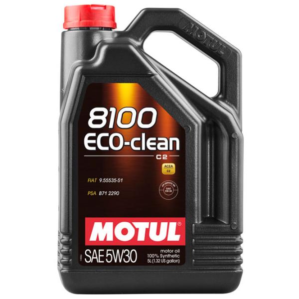 Ulei de motor Motul 5W-30 8100 ECO-CLEAN+ 5W-30 5 l sintetic photo 1