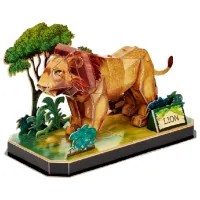 Puzzle 3D CubicFun Lion 5+/ Numărul de piese: 40