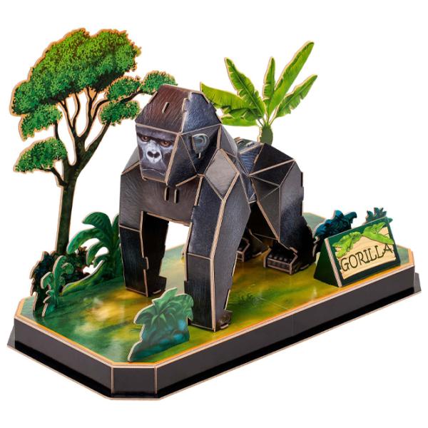Пазл 3D CubicFun Gorilla 5+/ Количество деталей: 34 photo 1