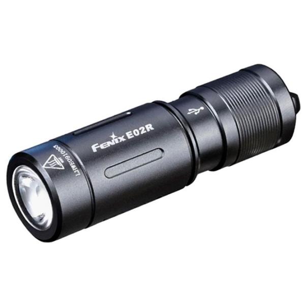 Lanternă Fenix E02R Black photo 1