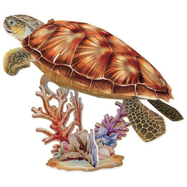 Пазл 3D CubicFun Sea Turtle 8+/ Количество деталей: 31 photo 1