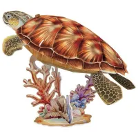 Puzzle 3D CubicFun Sea Turtle 8+/ Numărul de piese: 31