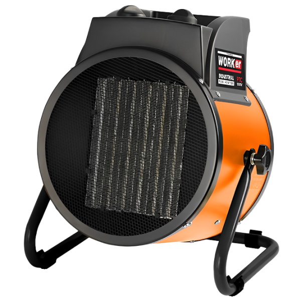 Тепловая пушка Электрическая Technoworker PTC5000W 5000 Вт/ 48 м²/ 561 м³/ ч photo 1