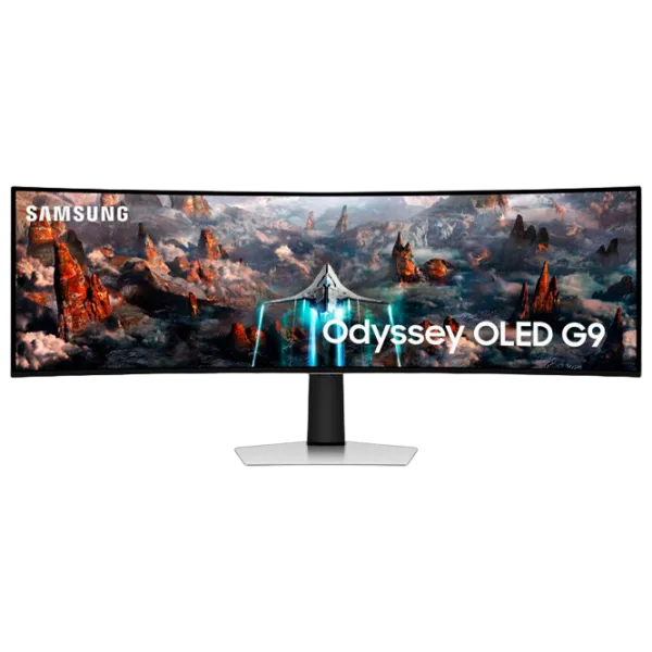 Монитор Samsung Odyssey G93SC 49" DWQHD 240 Гц/ 0.03 мс/ Серебристый photo 1