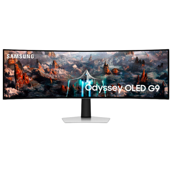 Монитор Samsung Odyssey G93SC 49" DWQHD 240 Гц/ 0.03 мс/ Серебристый photo 1