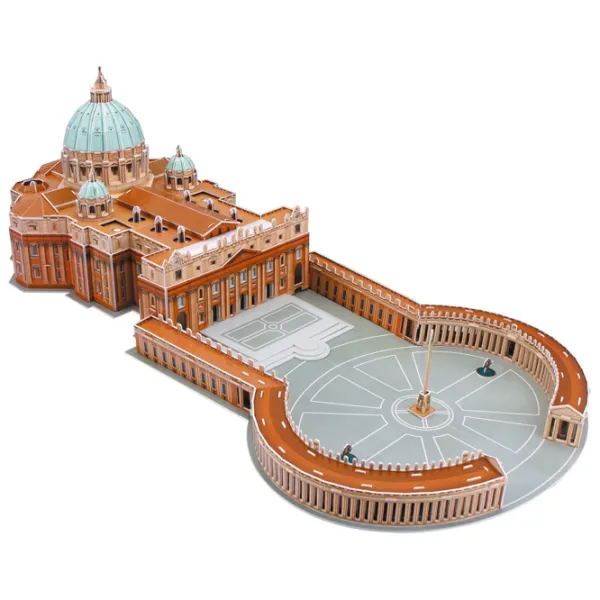 Puzzle 3D CubicFun St.Peter's Basilica 6+/ Numărul de piese: 144 photo 1 Puzzle 3D CubicFun St.Peter's Basilica 6+/ Numărul de piese: 144 photo 1