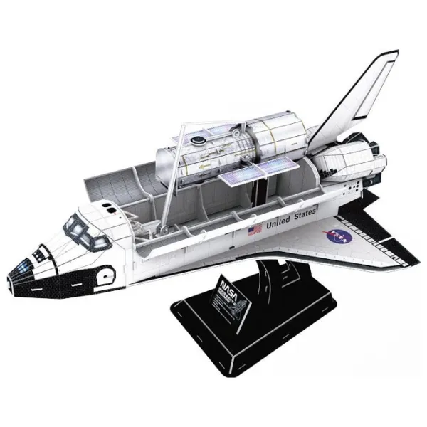 Пазл 3D CubicFun Space Shuttle Discovery 8+/ Количество деталей: 126 photo 1