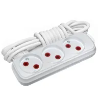 Удлинитель Horoz 200.307.303 10 м Белый