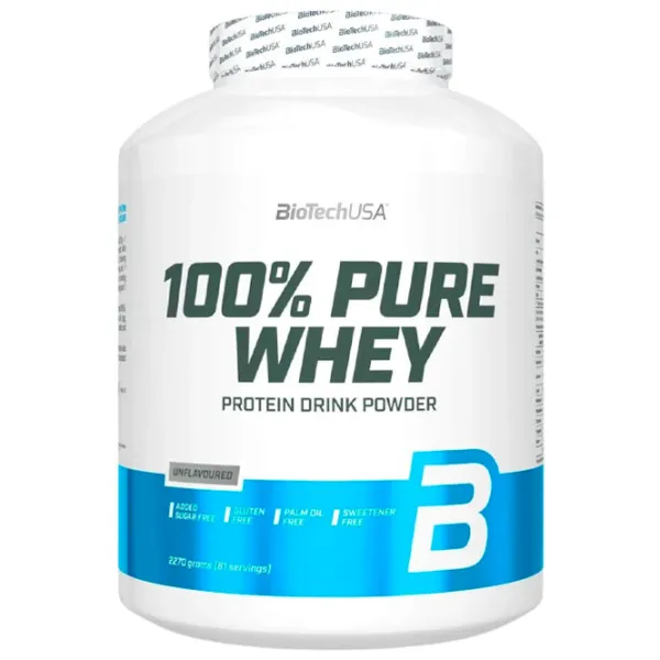 Proteină BioTechUSA 100% Pure Whey 2270 g (5999076228546) praf/ Fără gust photo 1 Proteină BioTechUSA 100% Pure Whey 2270 g (5999076228546) praf/ Fără gust photo 1