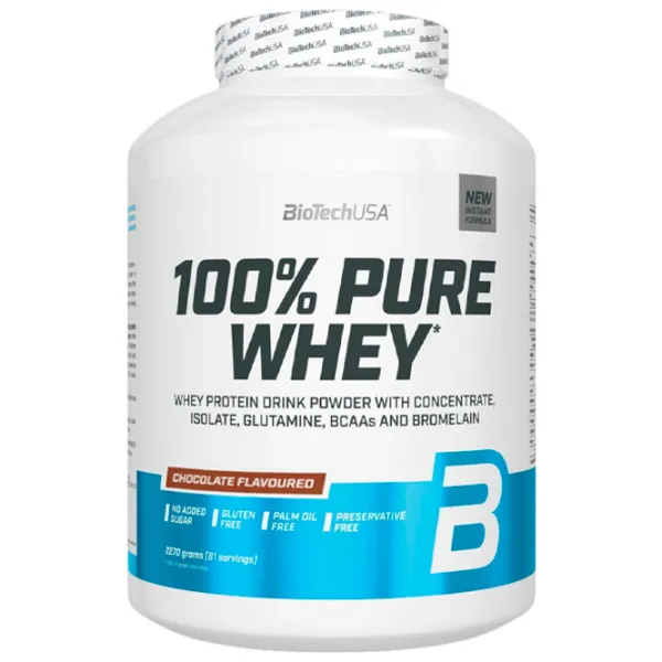 Proteină BioTechUSA 100% Pure Whey 2270 g (5999076238002) praf/ Ciocolată photo 1
