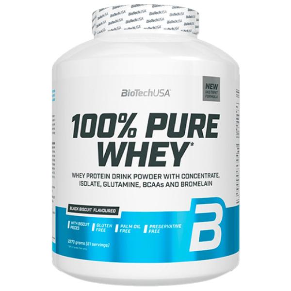 Proteină BioTechUSA 100% Pure Whey 2270 g (5999076240067) praf/ Biscuit photo 1