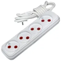 Удлинитель Horoz 200.405.403 5 м Белый