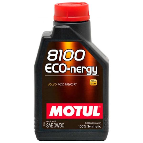 Моторное масло Motul 0W30 8100 ECO-NERGY 0W-30 1 л синтетическое photo 1
