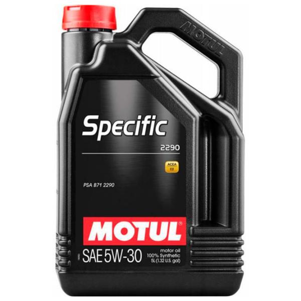 Моторное масло Motul 5W-30 SPECIFIC 2290 5W-30 5 л синтетическое photo 1 Моторное масло Motul 5W-30 SPECIFIC 2290 5W-30 5 л синтетическое photo 1