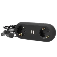 Удлинитель ORNO ORAE13133GSB 1.4 м Черный