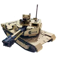 Конструктор с радиоуправлением XTech Big Tank Танк/ Бежевый