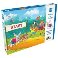 Пазл 2D Noriel Кролик и черепаха 3+/ Количество деталей: 100