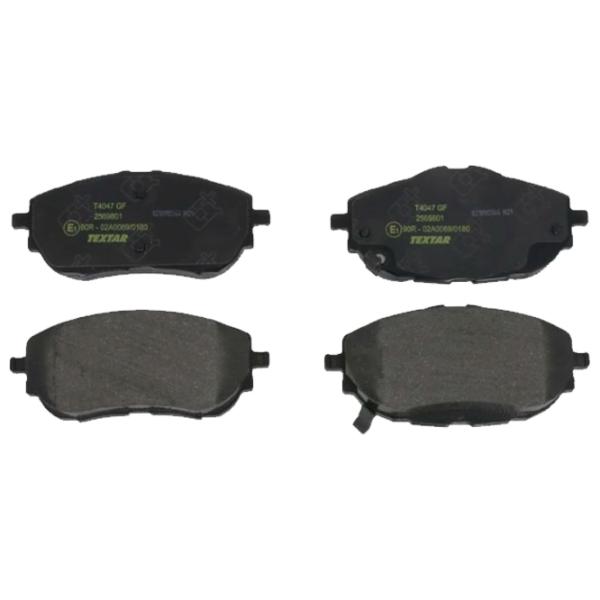 Тормозные колодки Textar 2569801 передние/ дисковые photo 1 Тормозные колодки Textar 2569801 передние/ дисковые photo 1