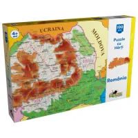 Пазл 2D Noriel Карта Румынии 3+/ Количество деталей: 100